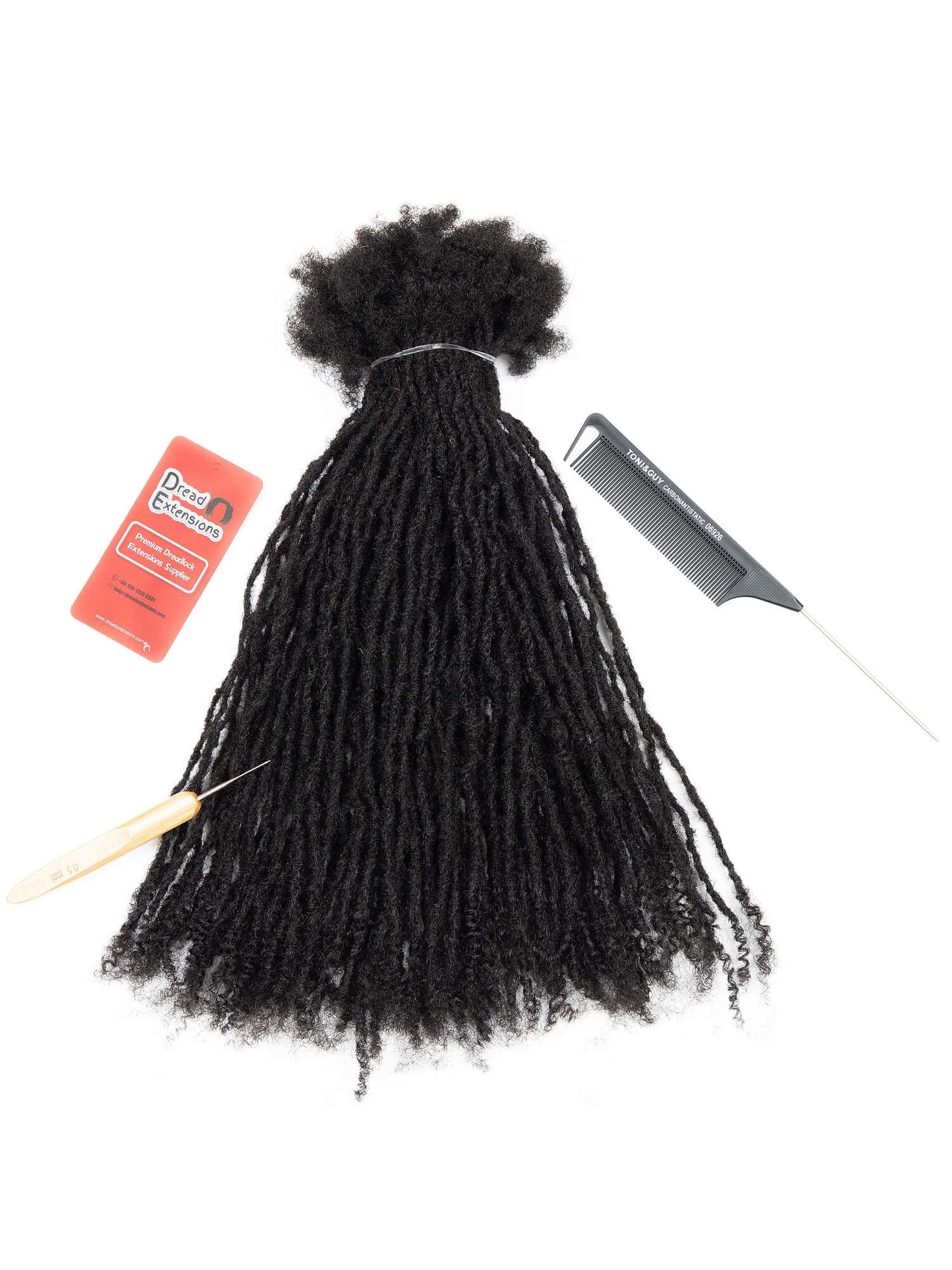 0.2cm size mirco anwi textured loc extensions with curly ends