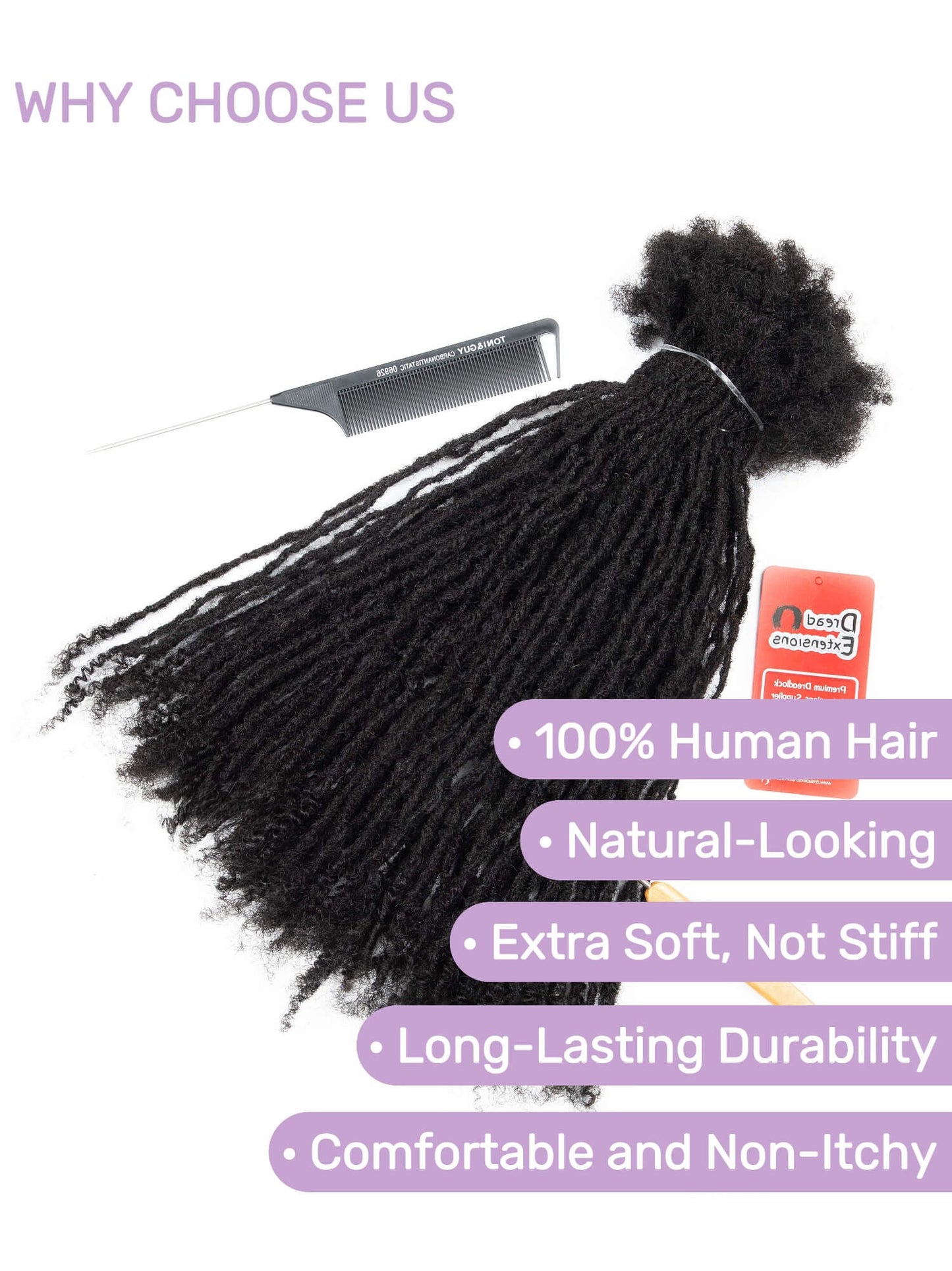0.2cm size mirco anwi textured loc extensions with curly ends 2