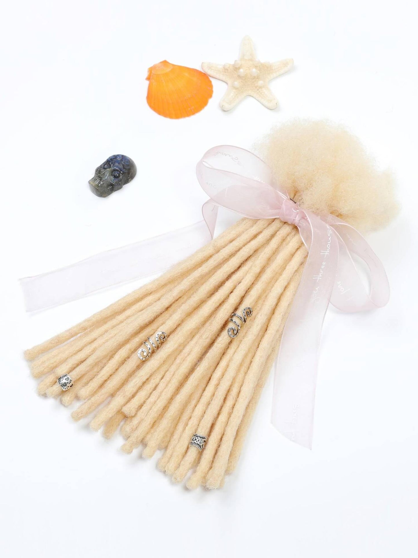 613 blonde color human loc extensions
