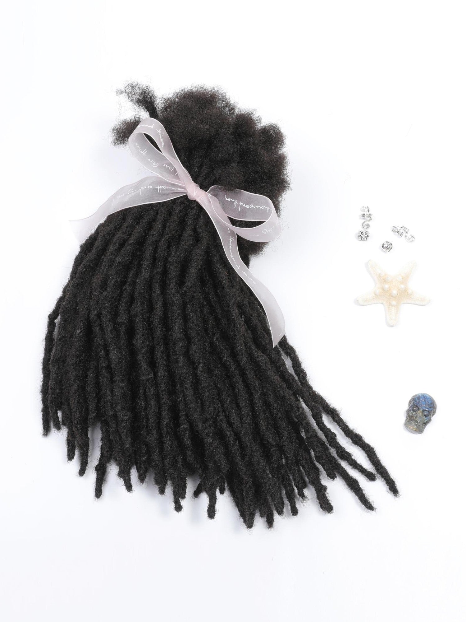 Premium Anwi Textured Loc Extensions Handmade 100 Human Hair D.E