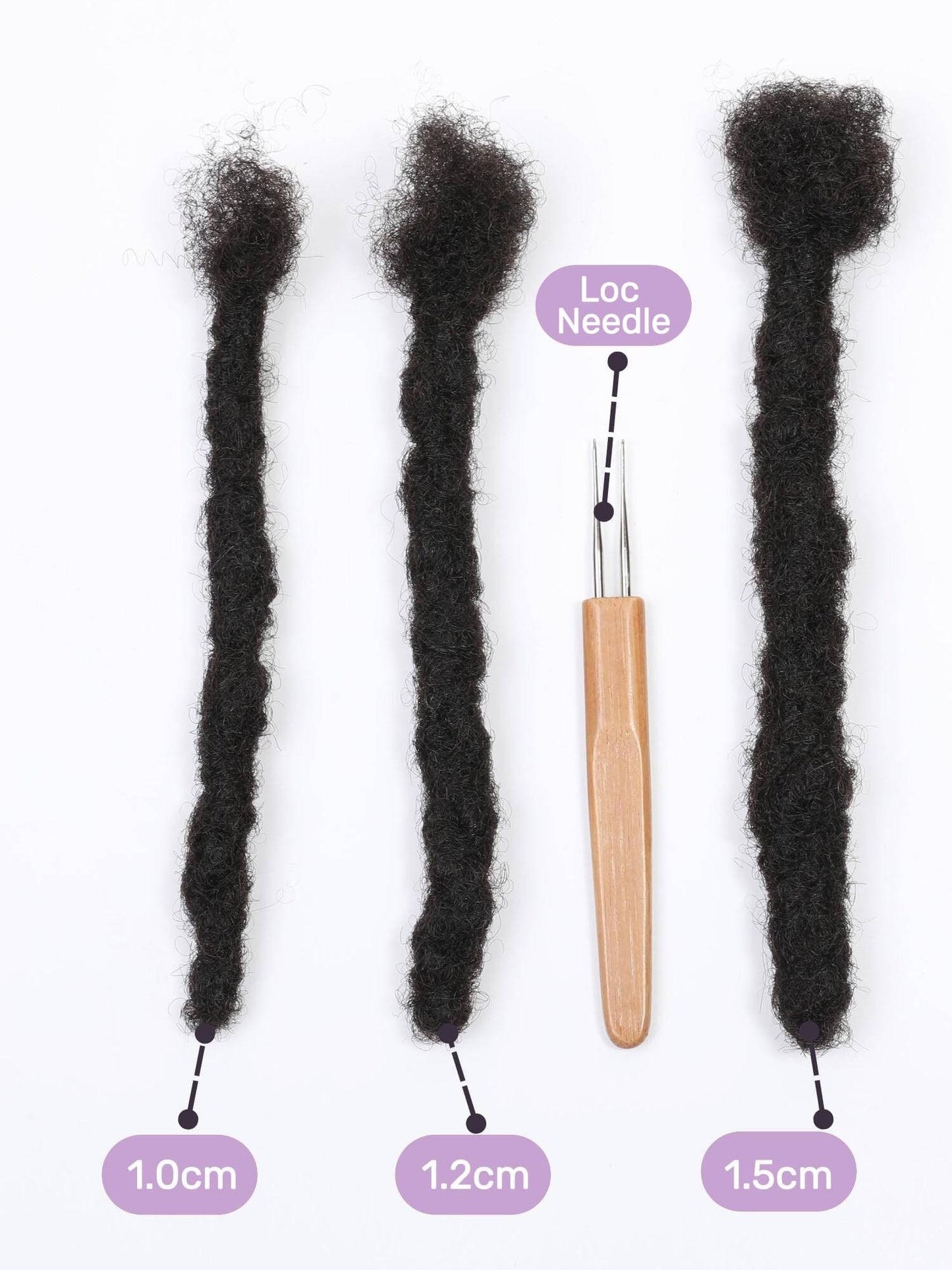 large textured loc extensions human hair loc extensions
