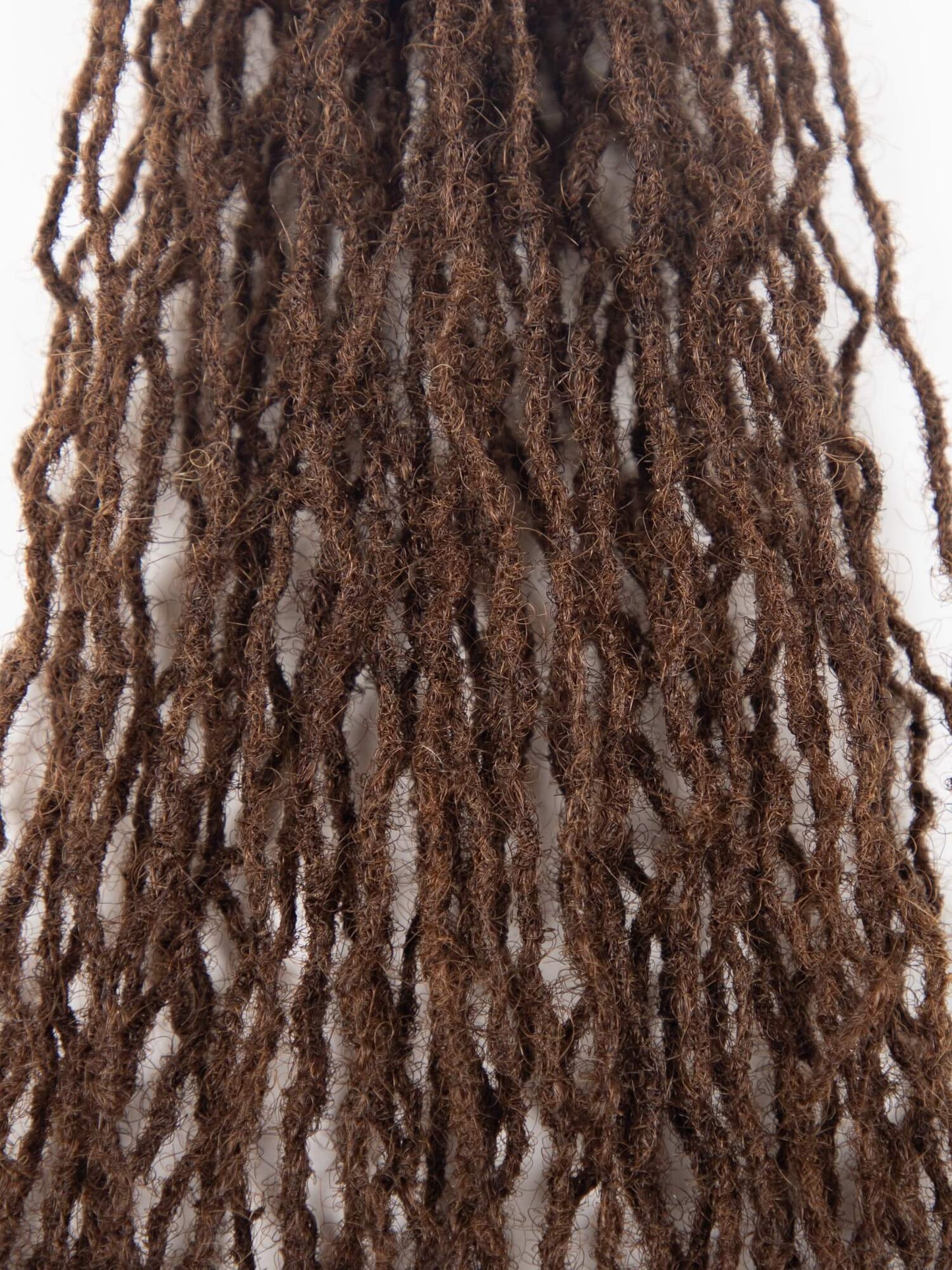 medium brown 0.1cm sisterloc extensions human hair 4