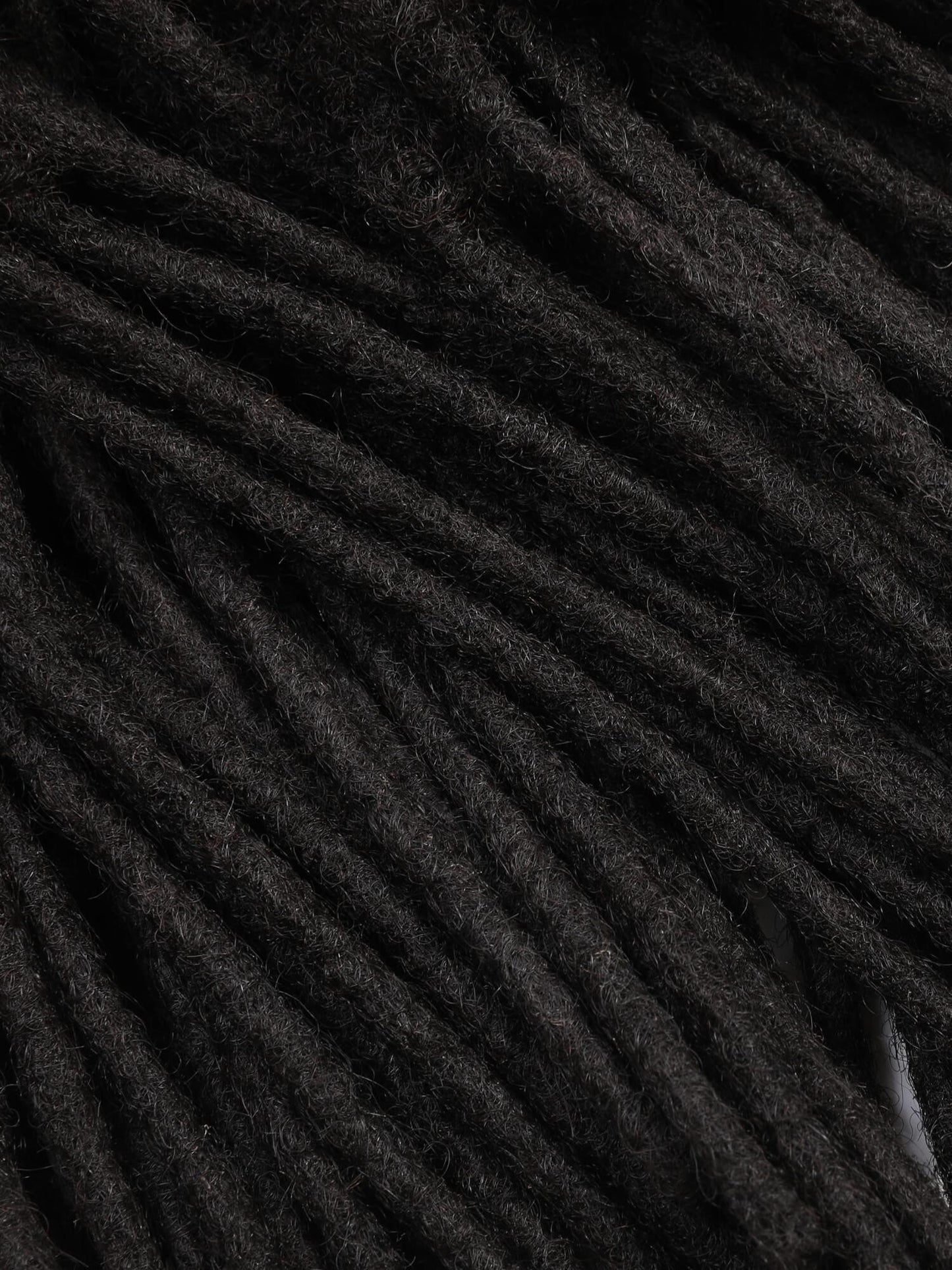 standard loc extensions human hair natural black