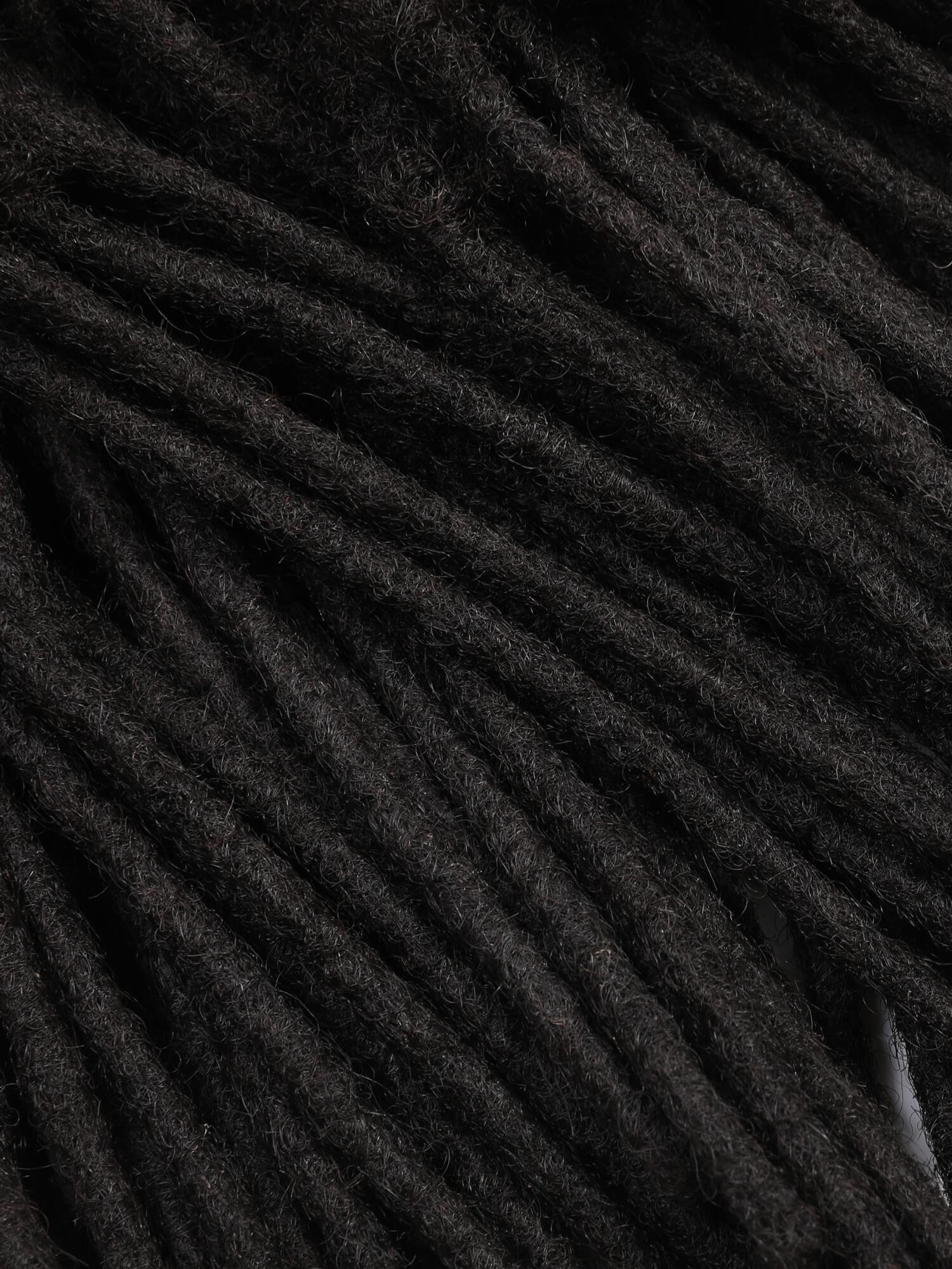 standard loc extensions human hair natural black