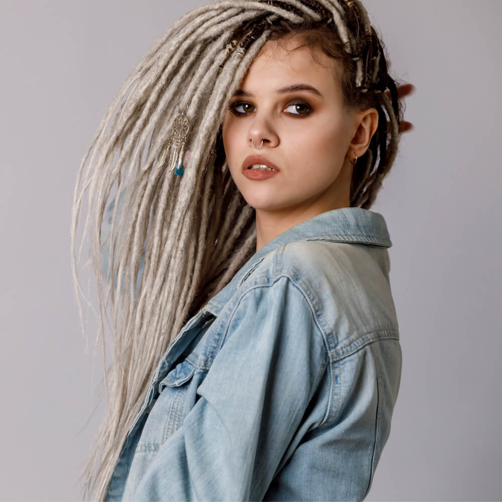 synthetic dreadlock extensions