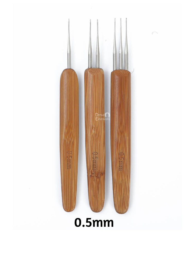 Dreadlock Needle 3 Set 0.5mm (1 Hook 2 Hooks 3 Hooks)