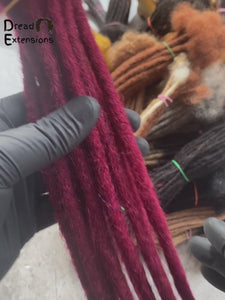 bug color human hair loc extensions