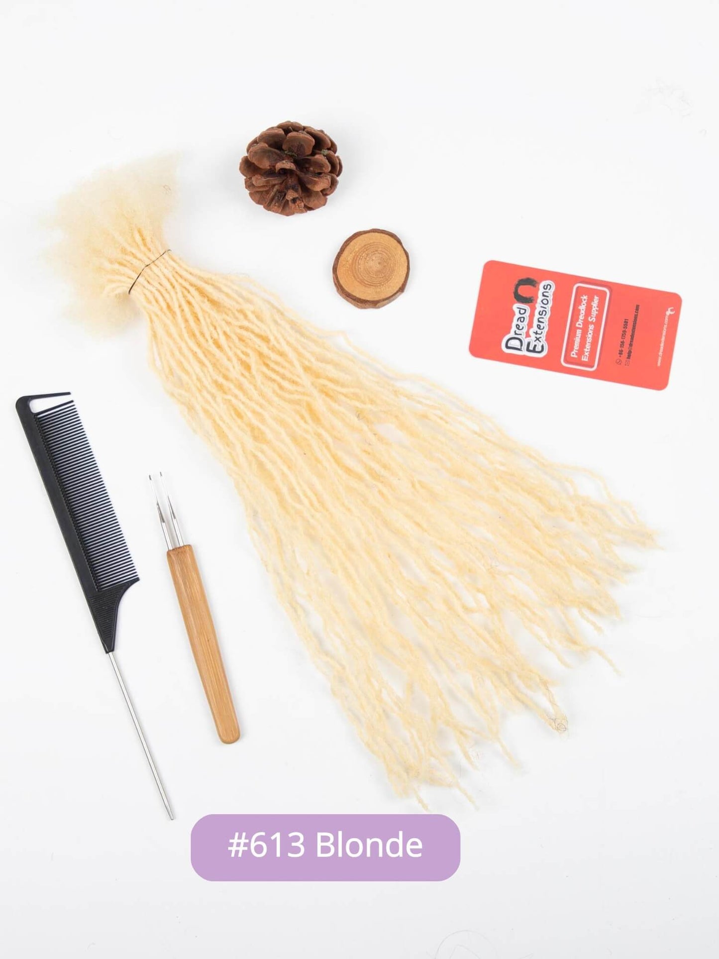 0.1cm sisterloc extensions human hair 613 blonde