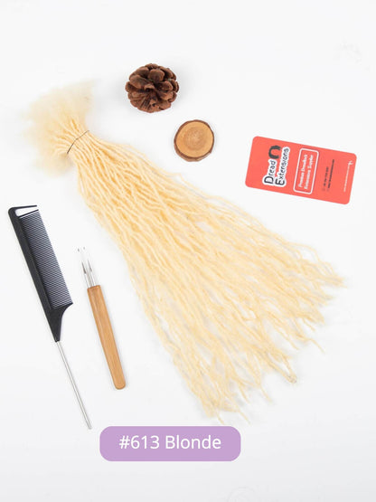 0.1cm sisterloc extensions human hair 613 blonde