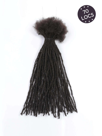 70 locs bundle mini loc extensions human hair