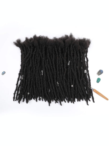 100 locs bundle textured loc extensions