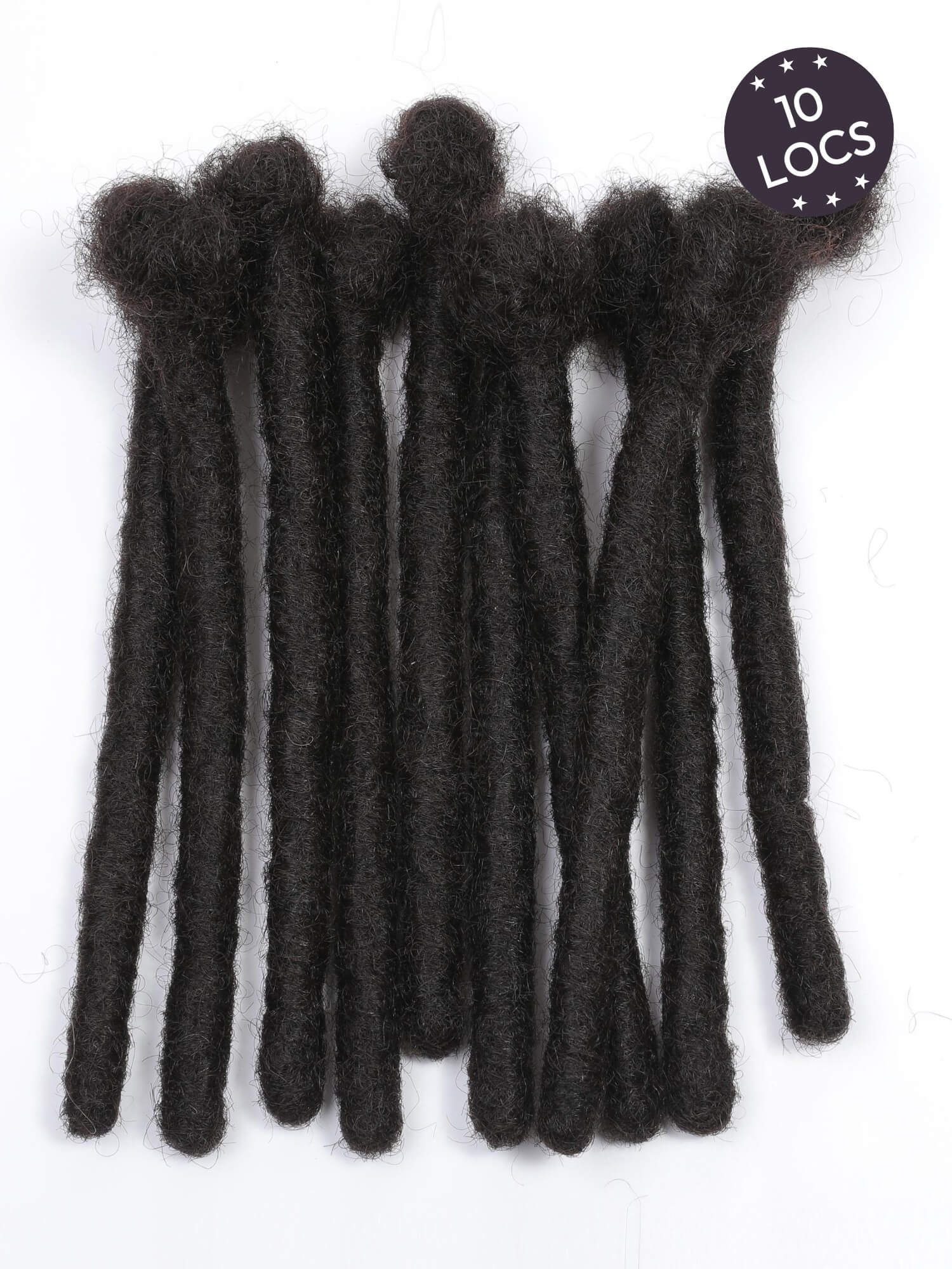 10 locs bundle large size loc extensions human hair