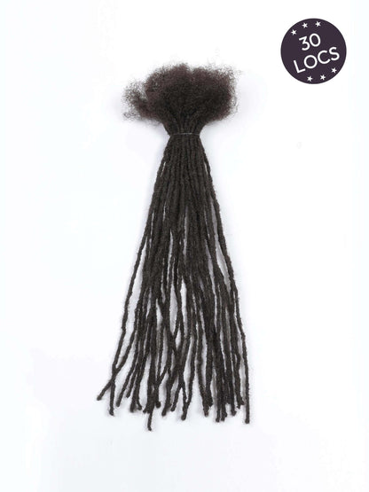 30 locs bundle mini loc extensions human hair