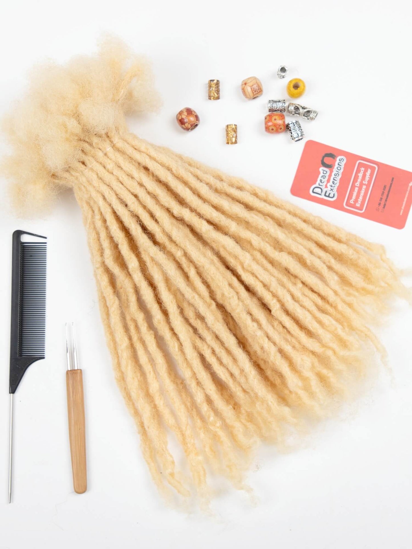 613 Blonde Coil Tips Anwi Textured Loc Extensions 1