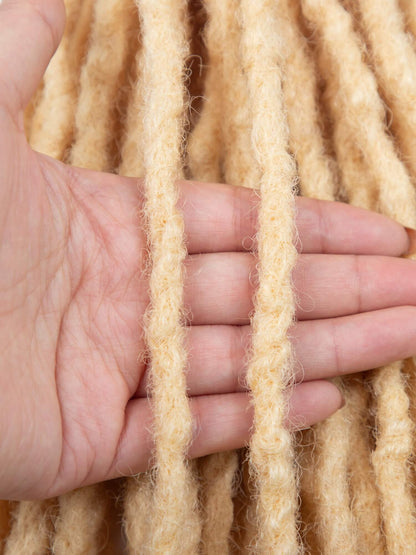 613 Blonde Coil Tips Anwi Textured Loc Extensions 2