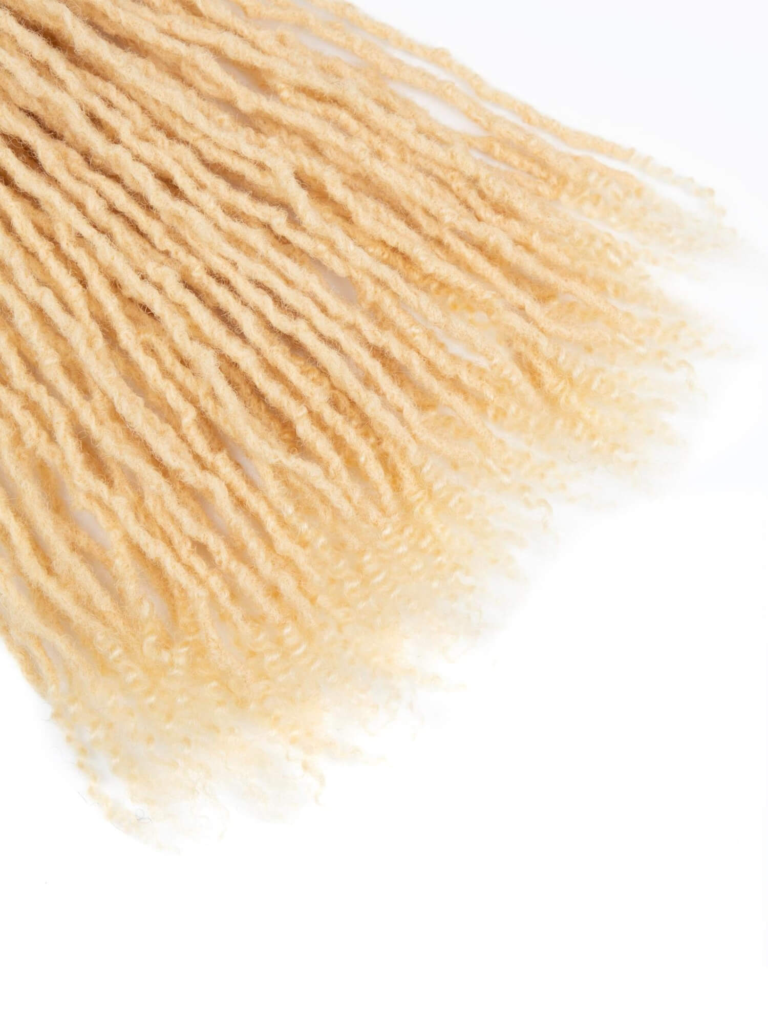 613 blonde anwi textured loc extensions human hair with curly ends 1