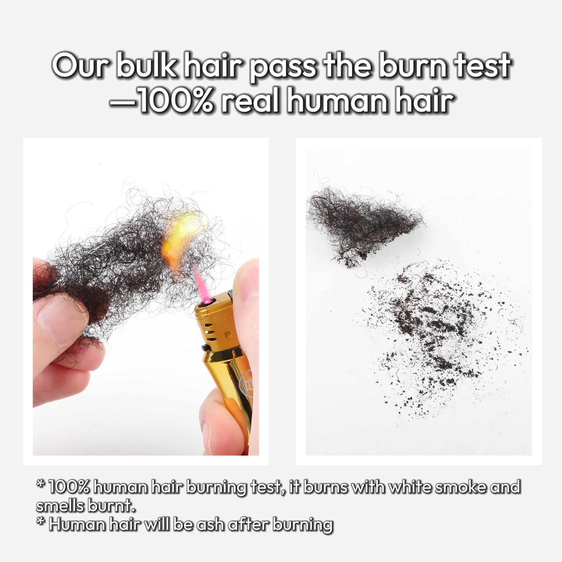afro kinky bulk human hair 3