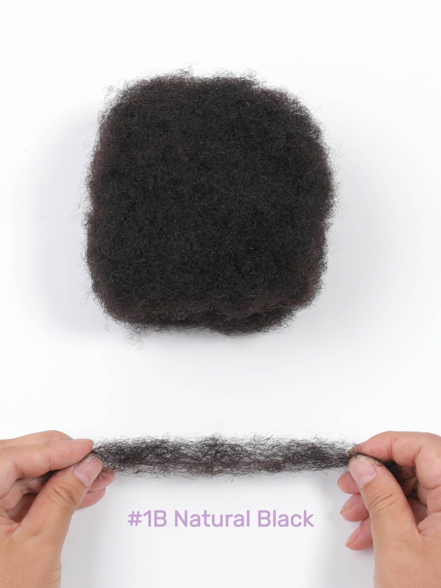 afro kinky bulk hair natural black