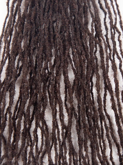 dark brown 0.1cm sisterloc extensions human hair 4
