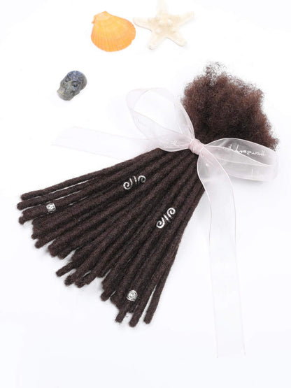 dark brown human loc extensions