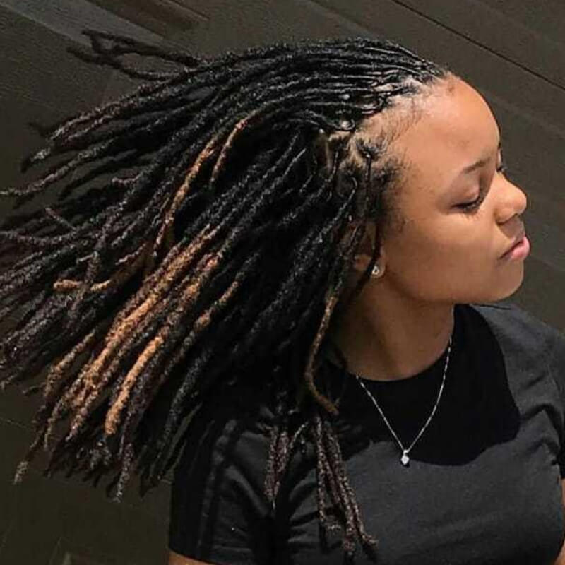 Best human hair for loc extensions Outlet