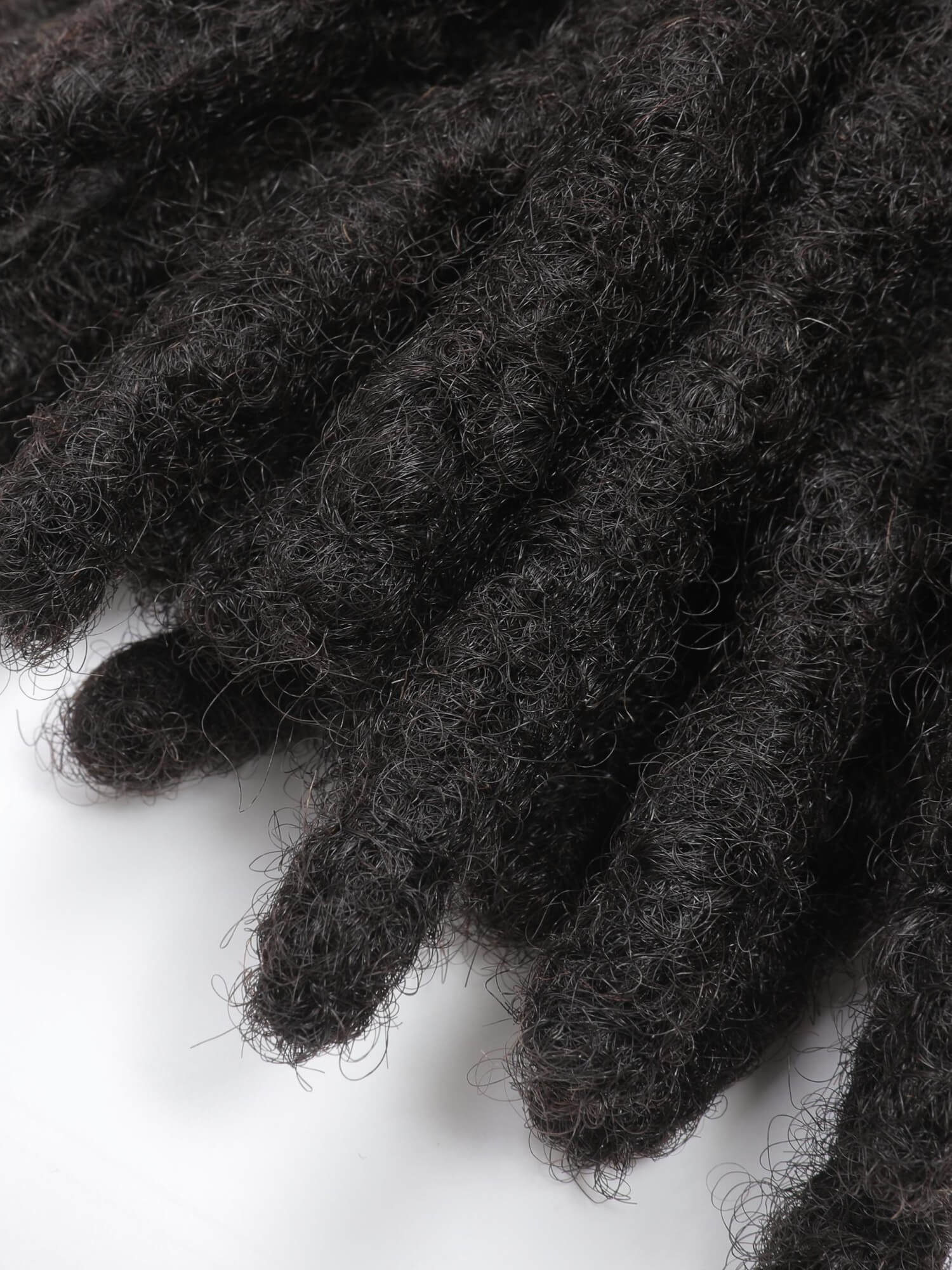 large textured human hair locs