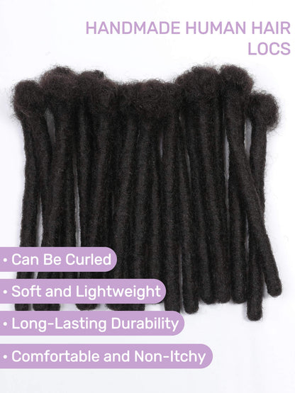 large size human hair loc extensions