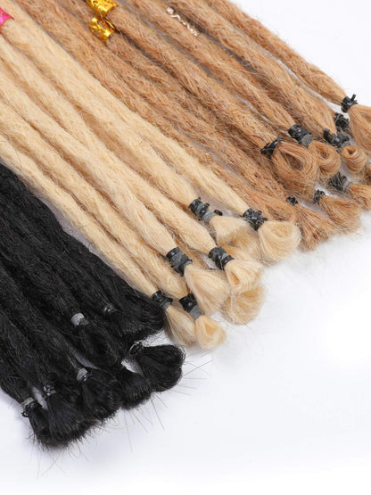 loop top dreadlock extensions straight human hair