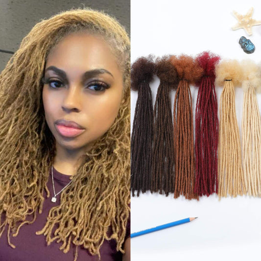 Premium Micro Loc Extensions Human Hair: Natural Look and Feel – D.E