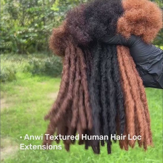 70 locs bundle anwi textured loc extensions