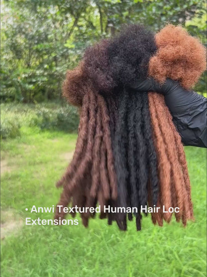 70 locs bundle anwi textured loc extensions