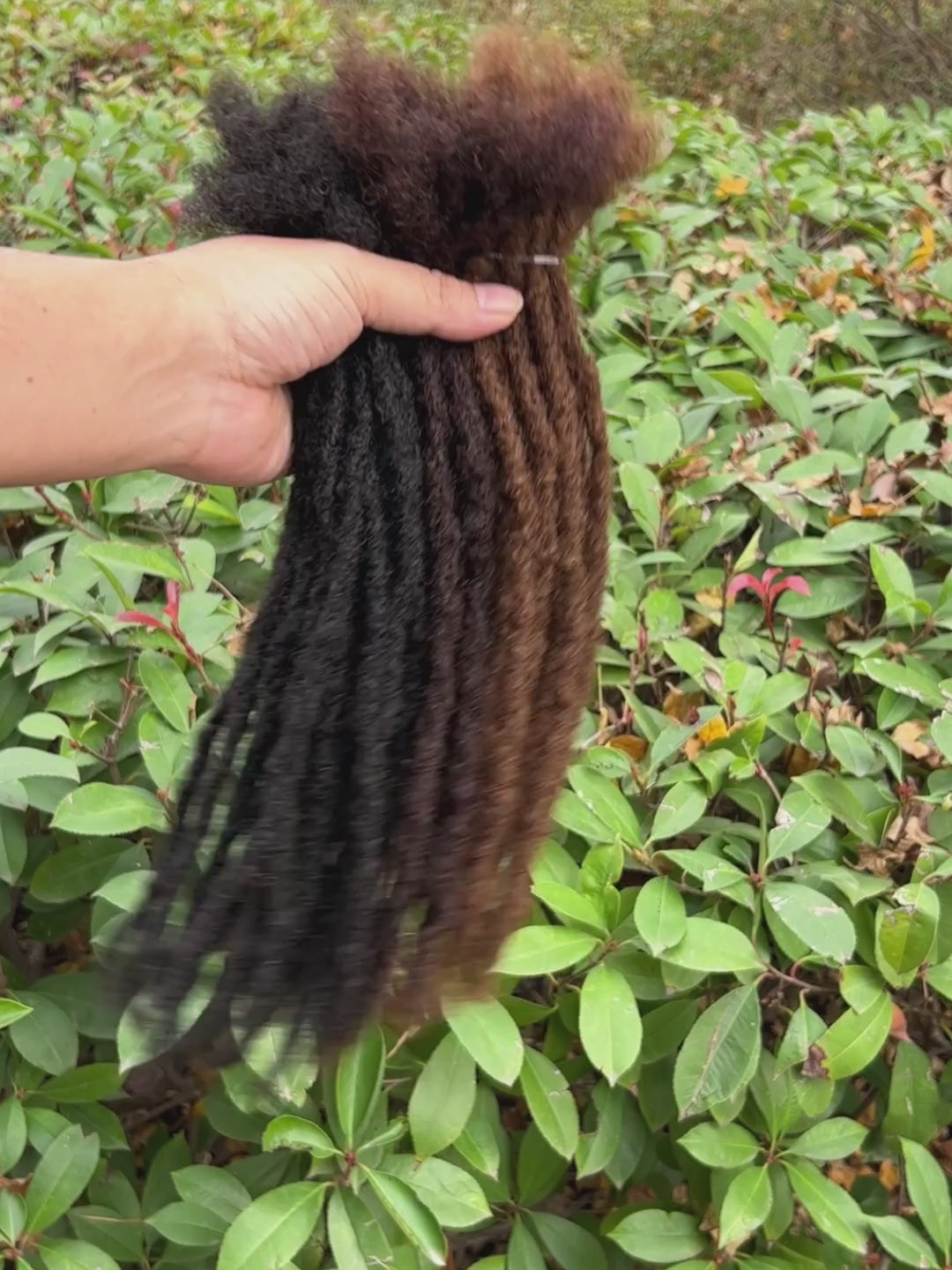 coil tips human hair textured loc extensions video