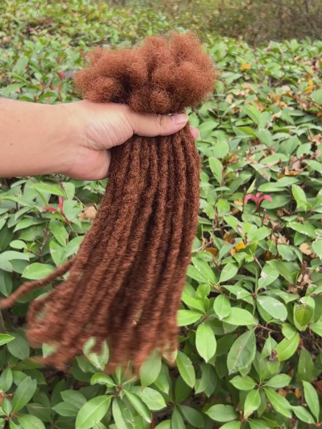 Camel Brown Coil Tips Anwi Textured Loc Extensions video