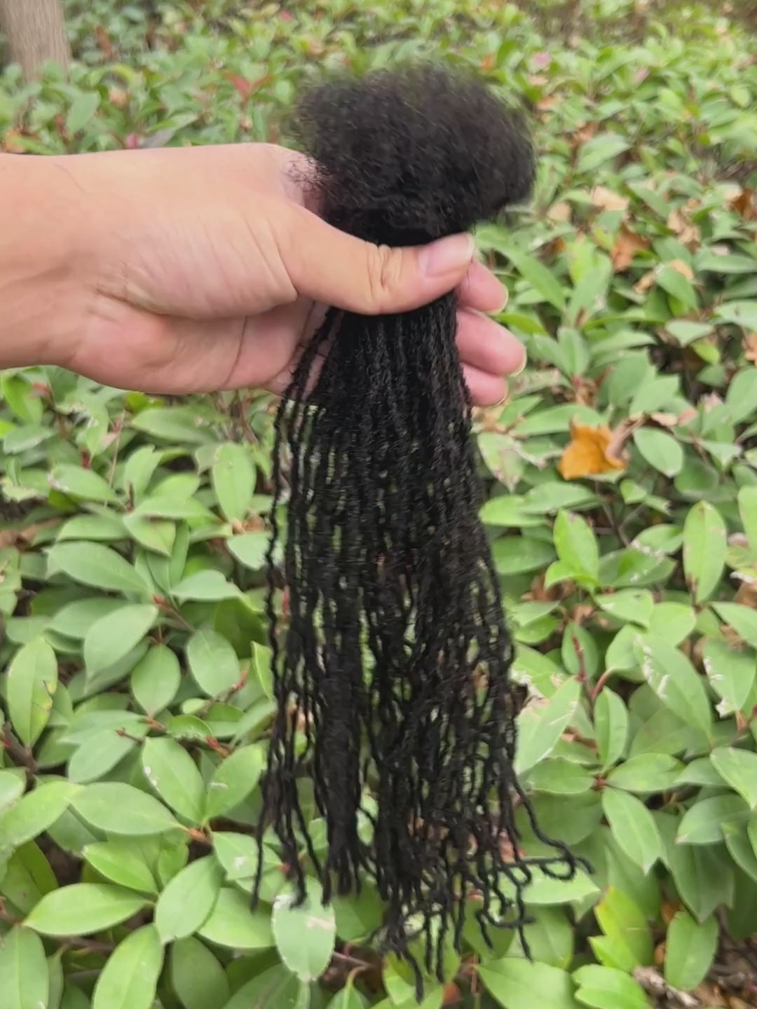 natural black 0.1cm sisterloc extensions human hair video