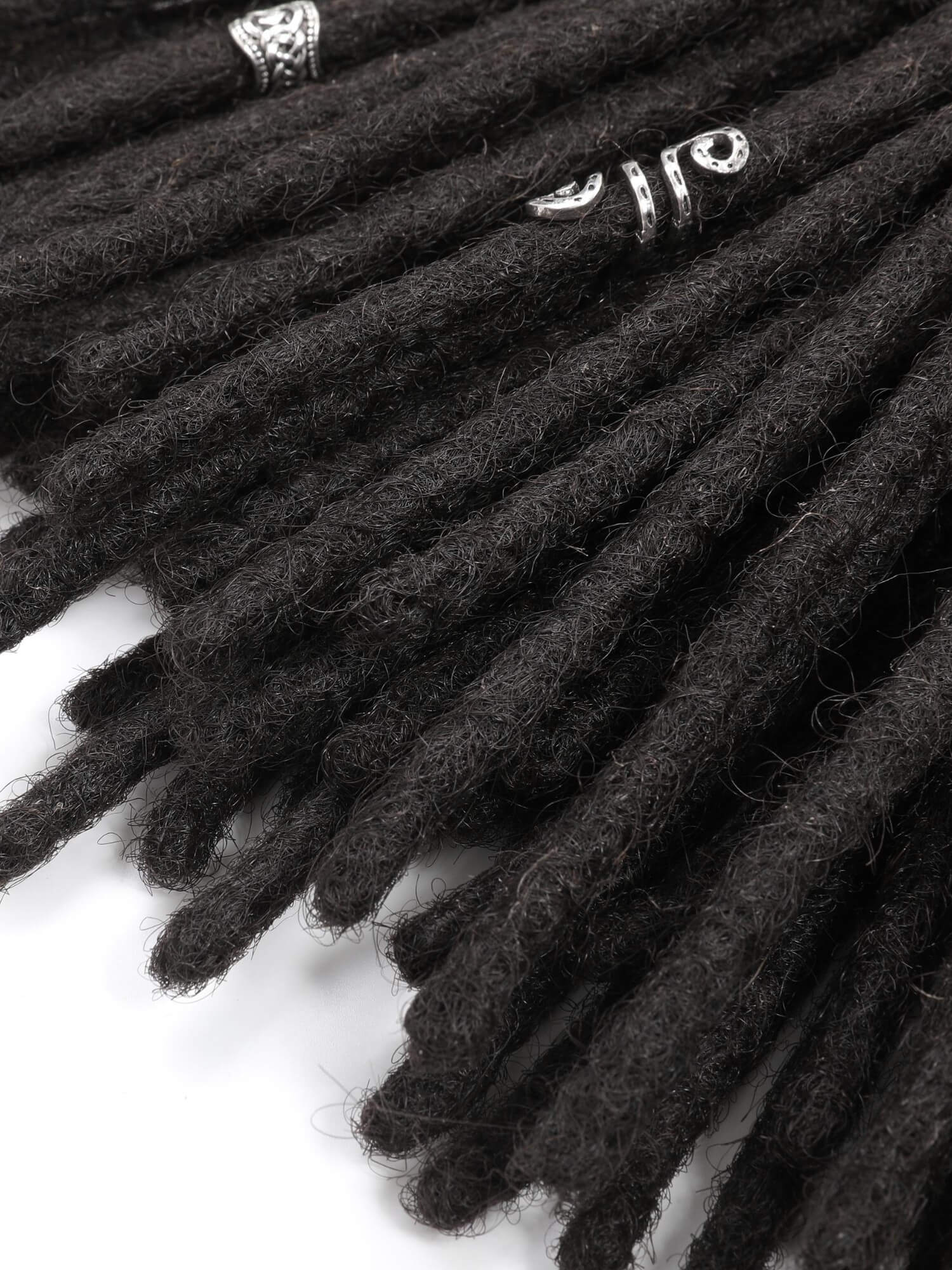 100% Human Hair Dreadlocks Handmade Locs 1/4