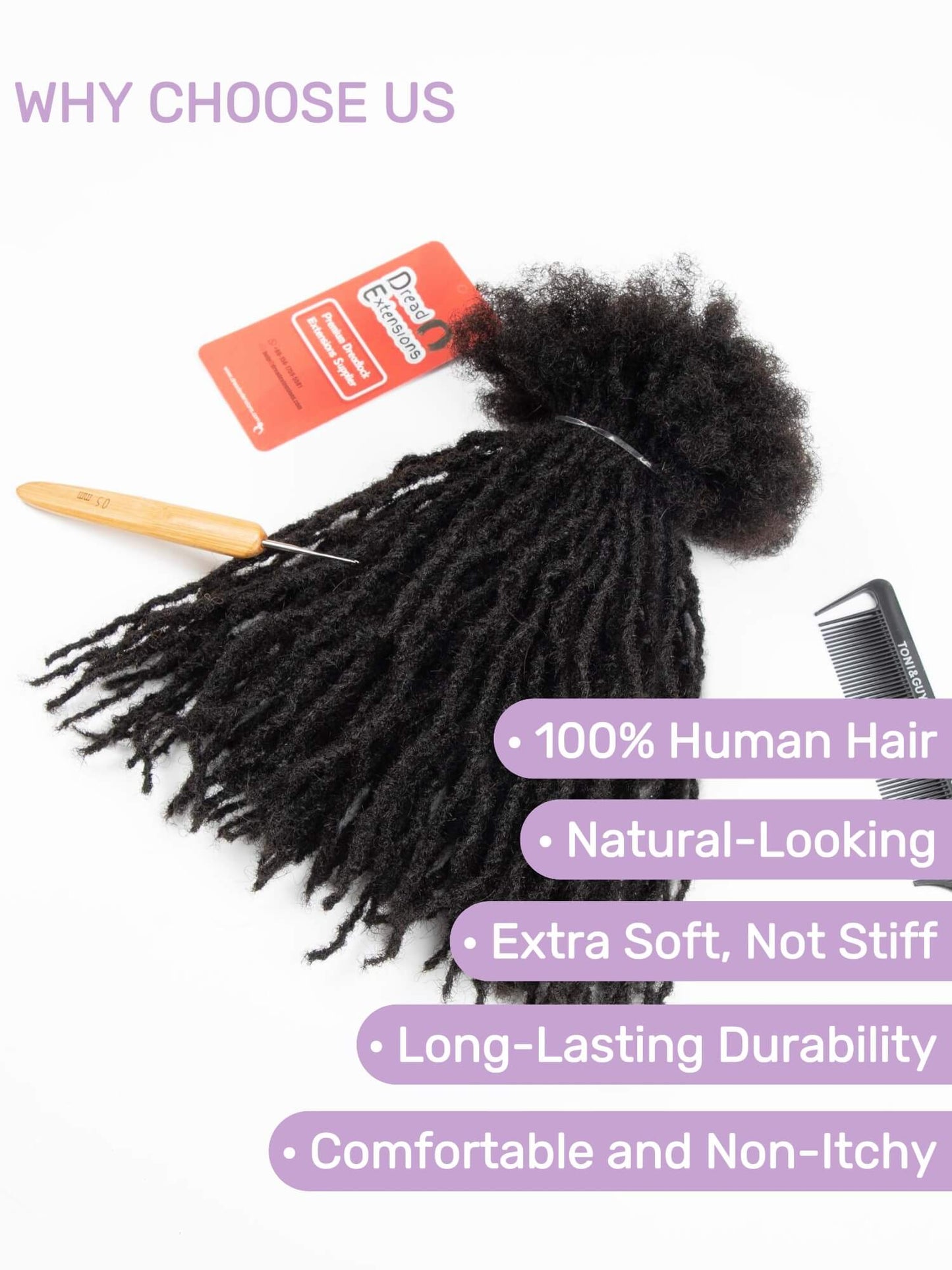 textured micro loc extensions human hair 2