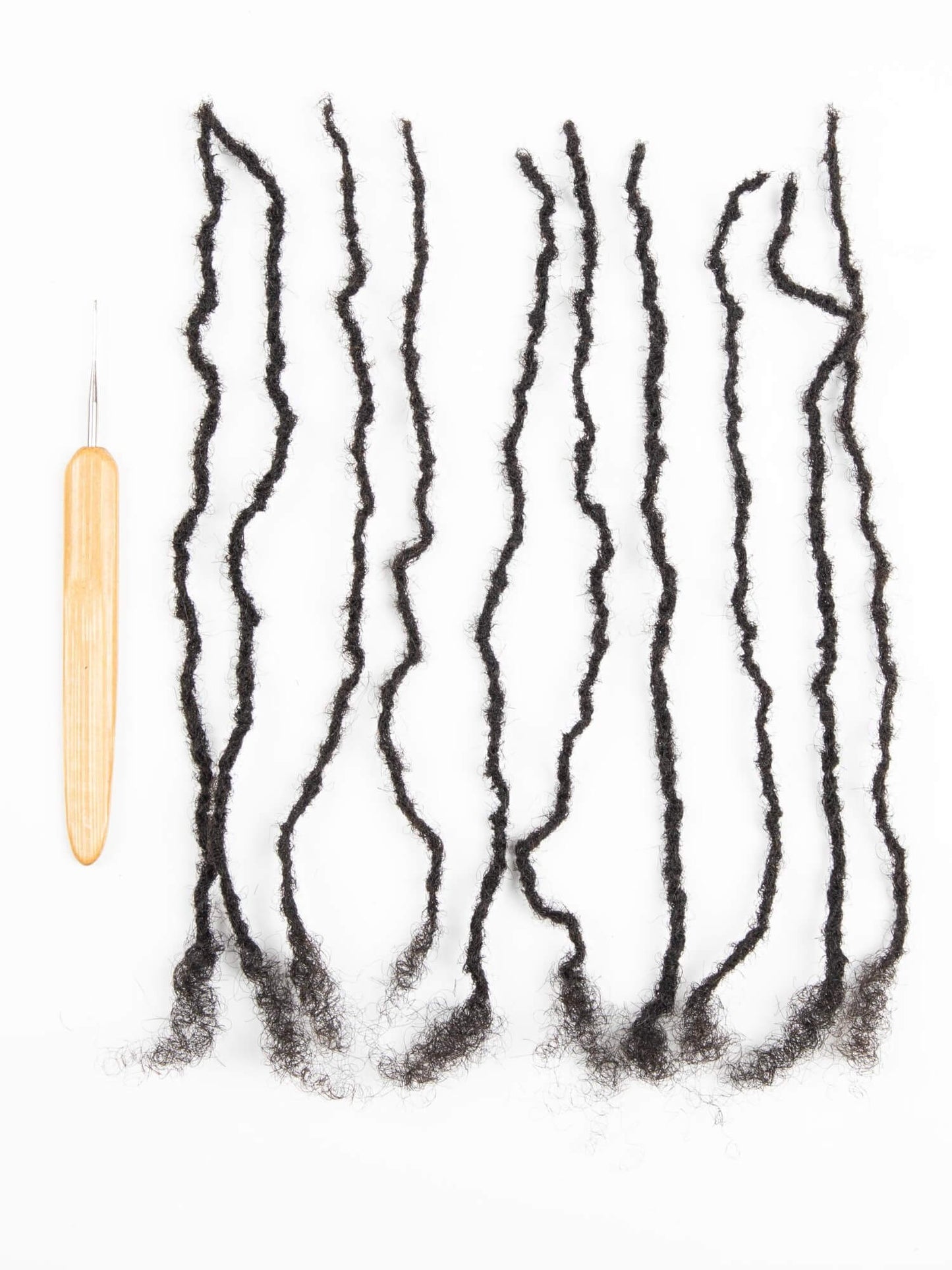 textured micro loc extensions human hair 3