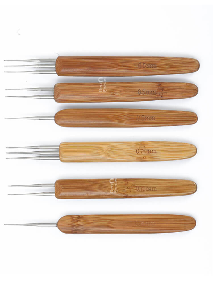 Dreadlock Needle 6 Set (1 Hook 2 Hooks 3 Hooks) 