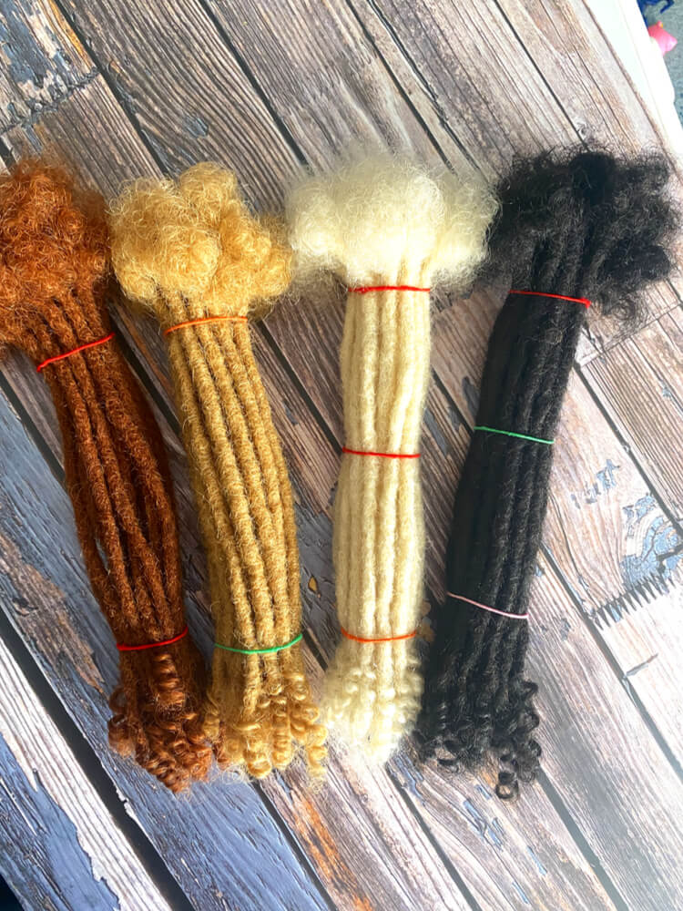 Curly Tips Dreadlock Extensions
