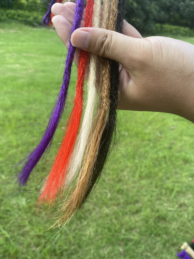     Handmade-Single-Ended-Straight-Human-Hair-Loc-Extensions